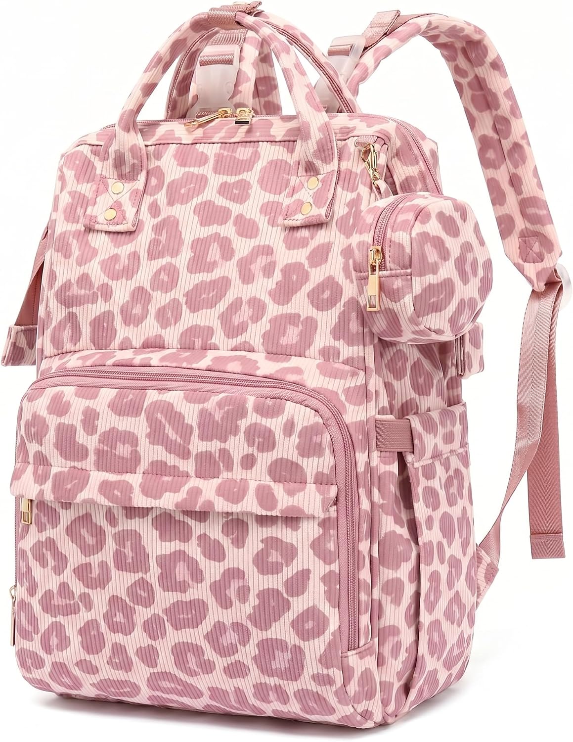 Lrenagao Mochila para pañales de bebé para mamá y papá, bolsa de pa...