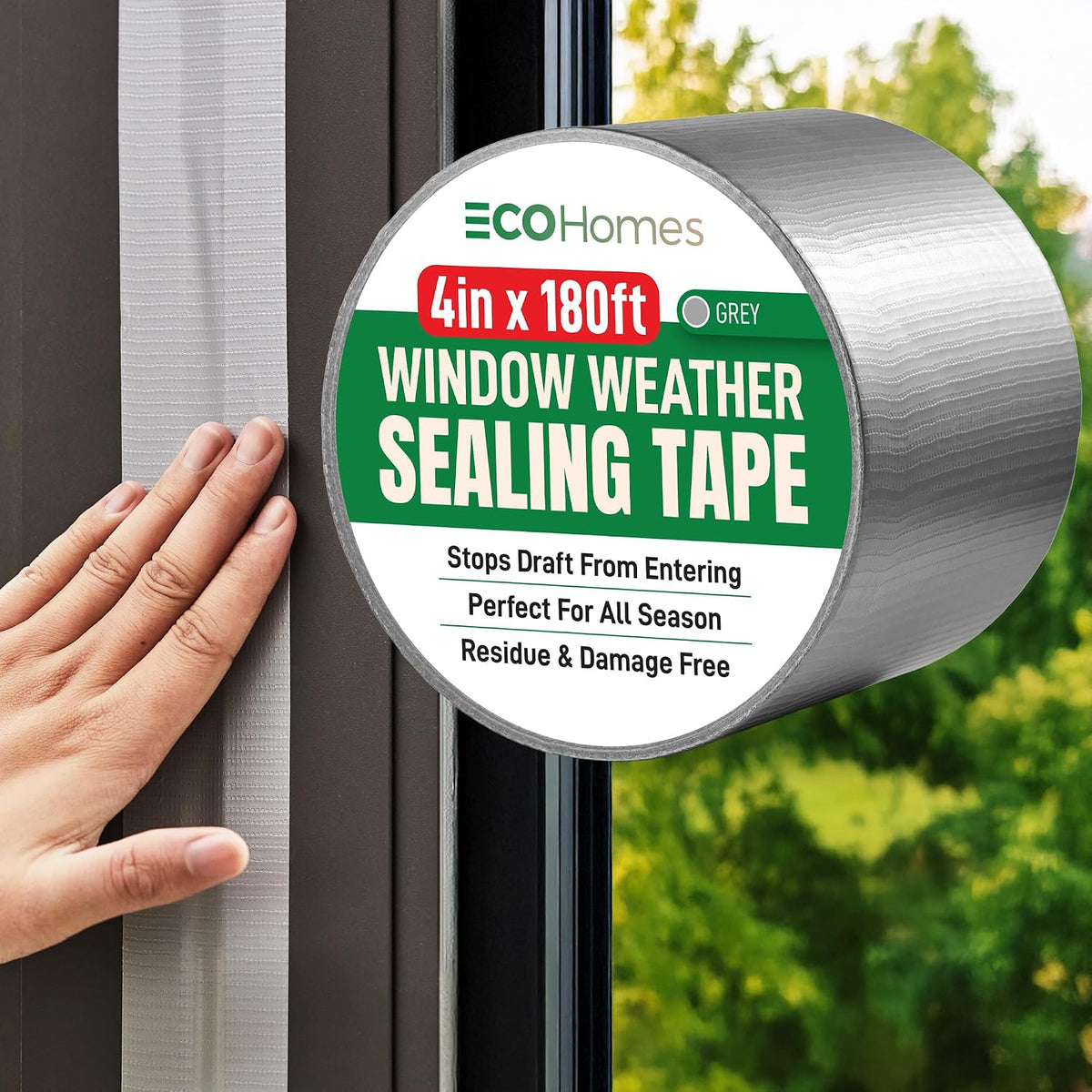 ECOHomes Cinta de sellado para ventanas | Cinta de sellado de clima...