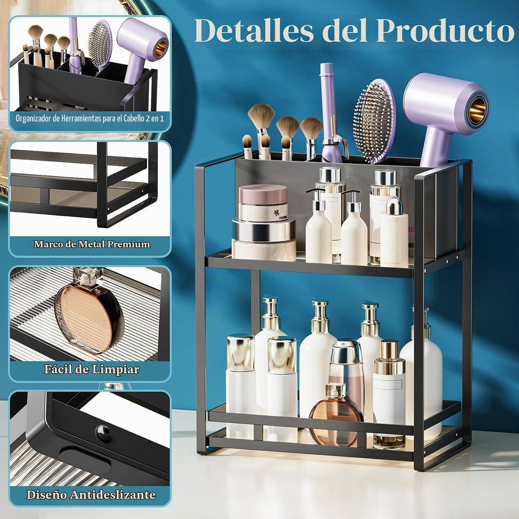 SanDream Organizador de herramientas para el cabello, encimera de b...
