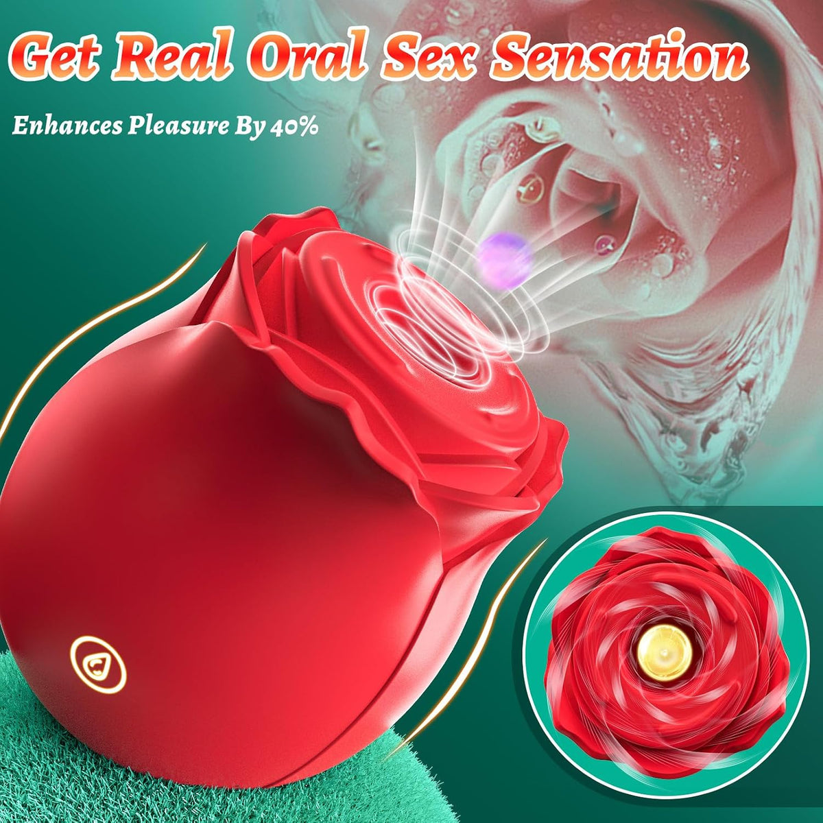 Herramienta de rosa para adultos para mujeres, clitiors Juguetes pa...