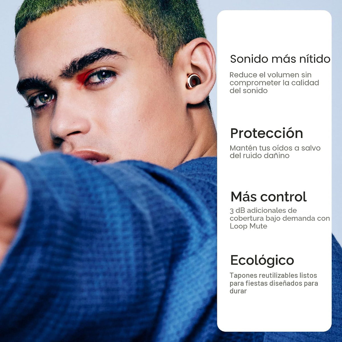Loop Experience 2 Plus Tapones para los oídos \u2013 Protección aud...