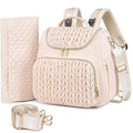 Tealari Mochila de pañales convertible 4 en 1, bolsa de pañales imp...