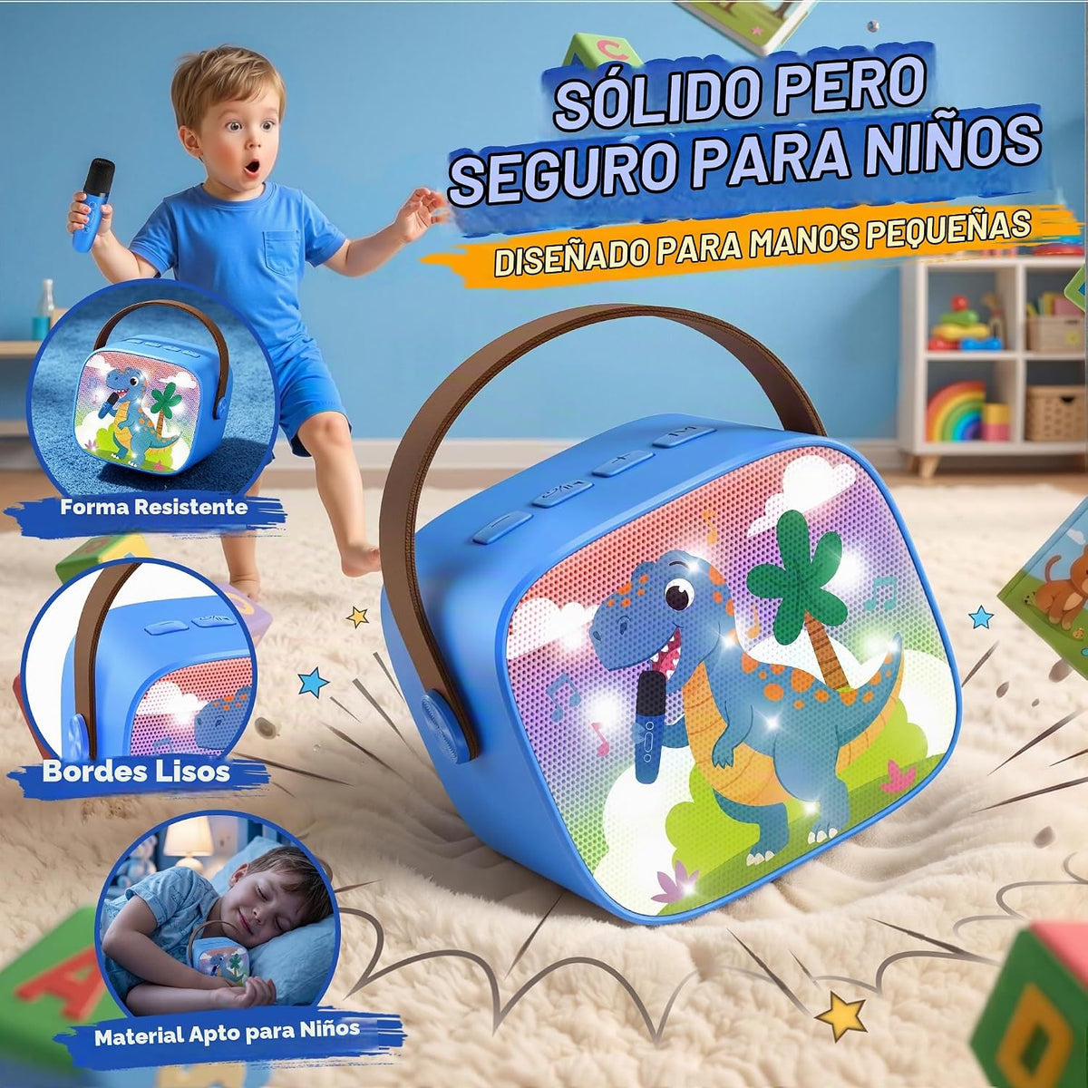 YLL Máquina de karaoke para niños, los mejores regalos de cumpleaño...