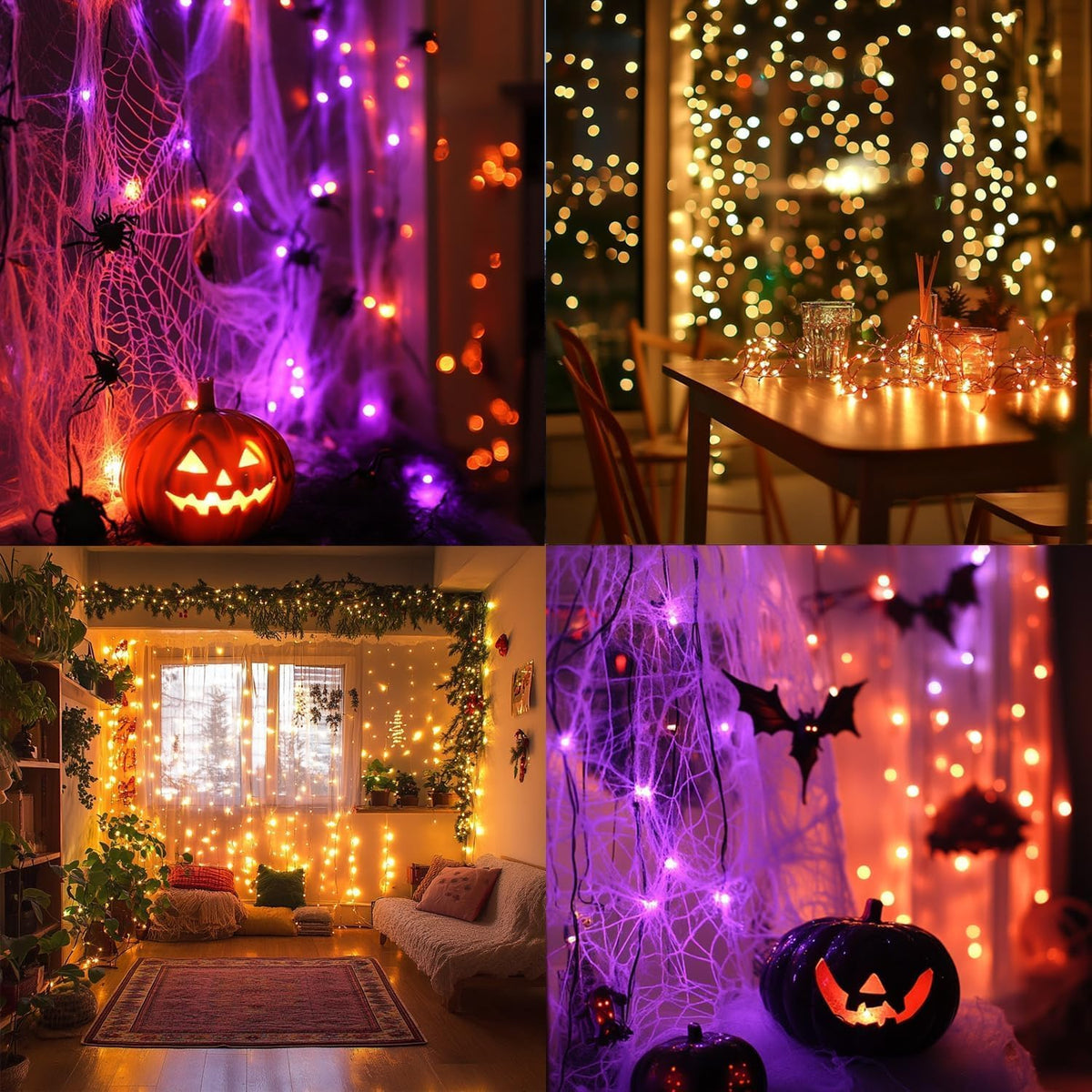 TW SHINE Luces de Navidad que cambian de color, 66 pies, 200 LED bl...