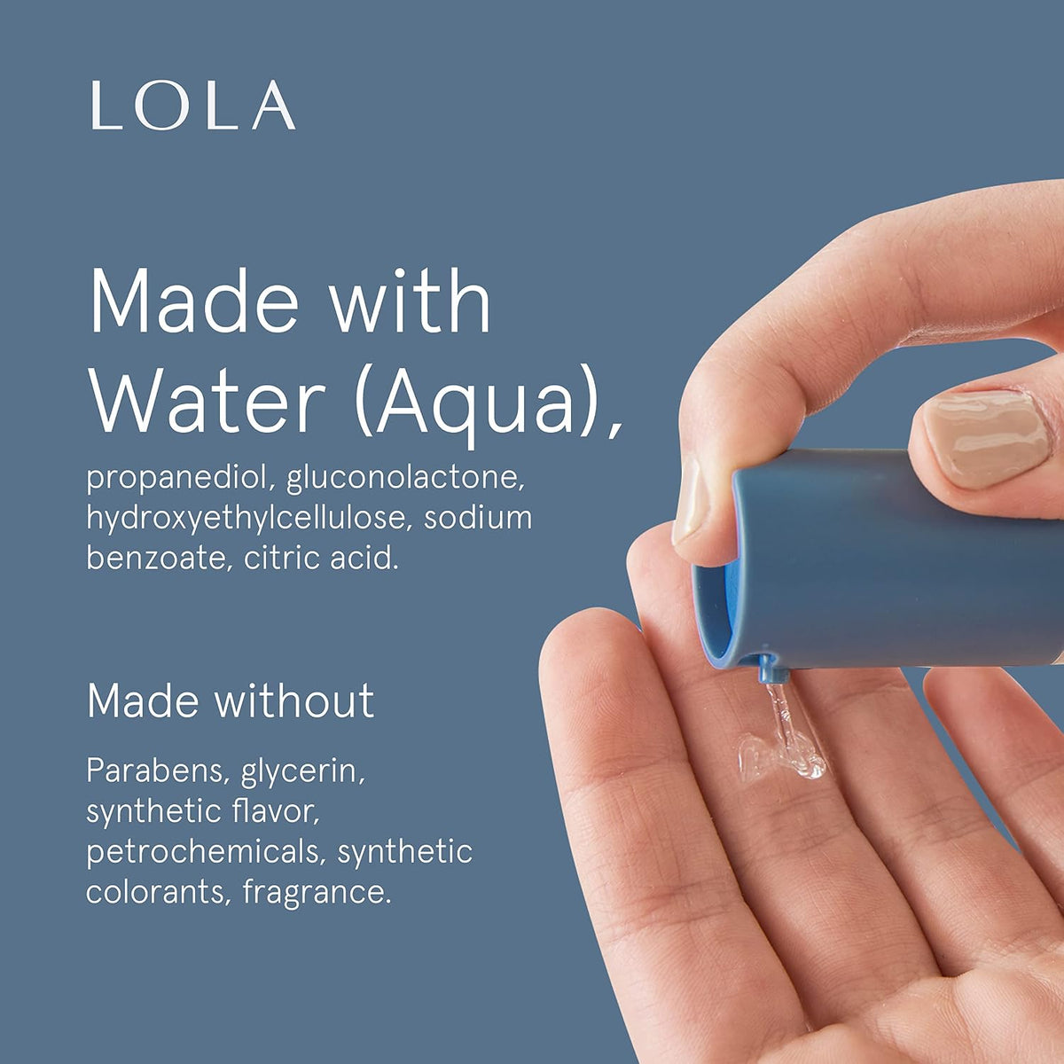 Lubricante personal a base de agua LOLA sin perfume | Suave, pH equ...