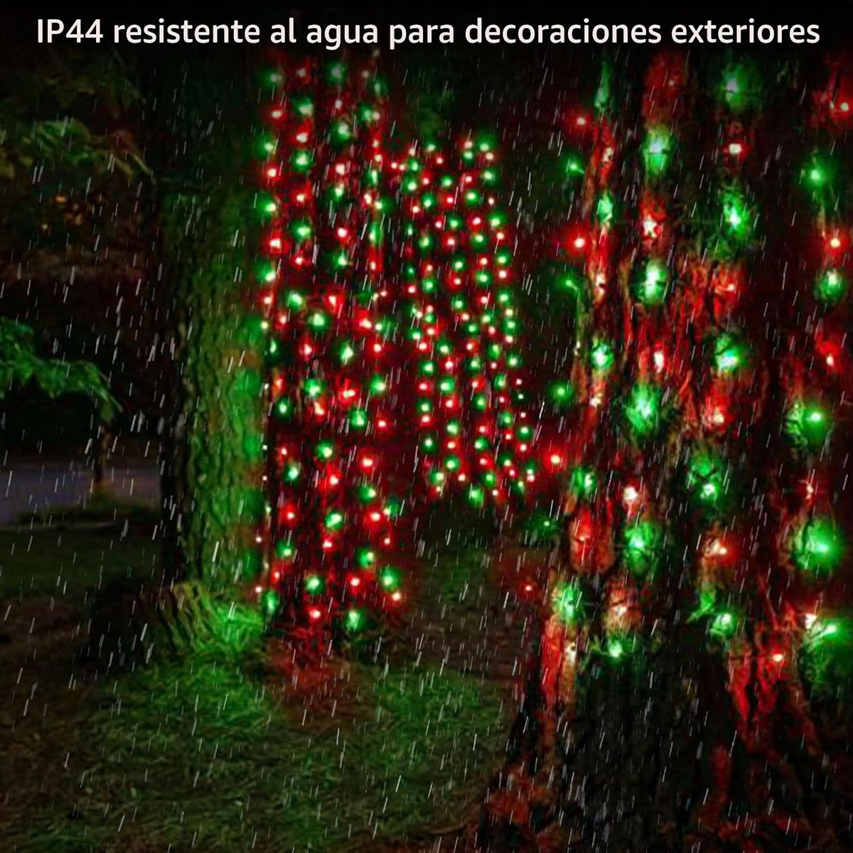 Guirnalda de 200 luces LED conectables, luces de Navidad de 66 pies...