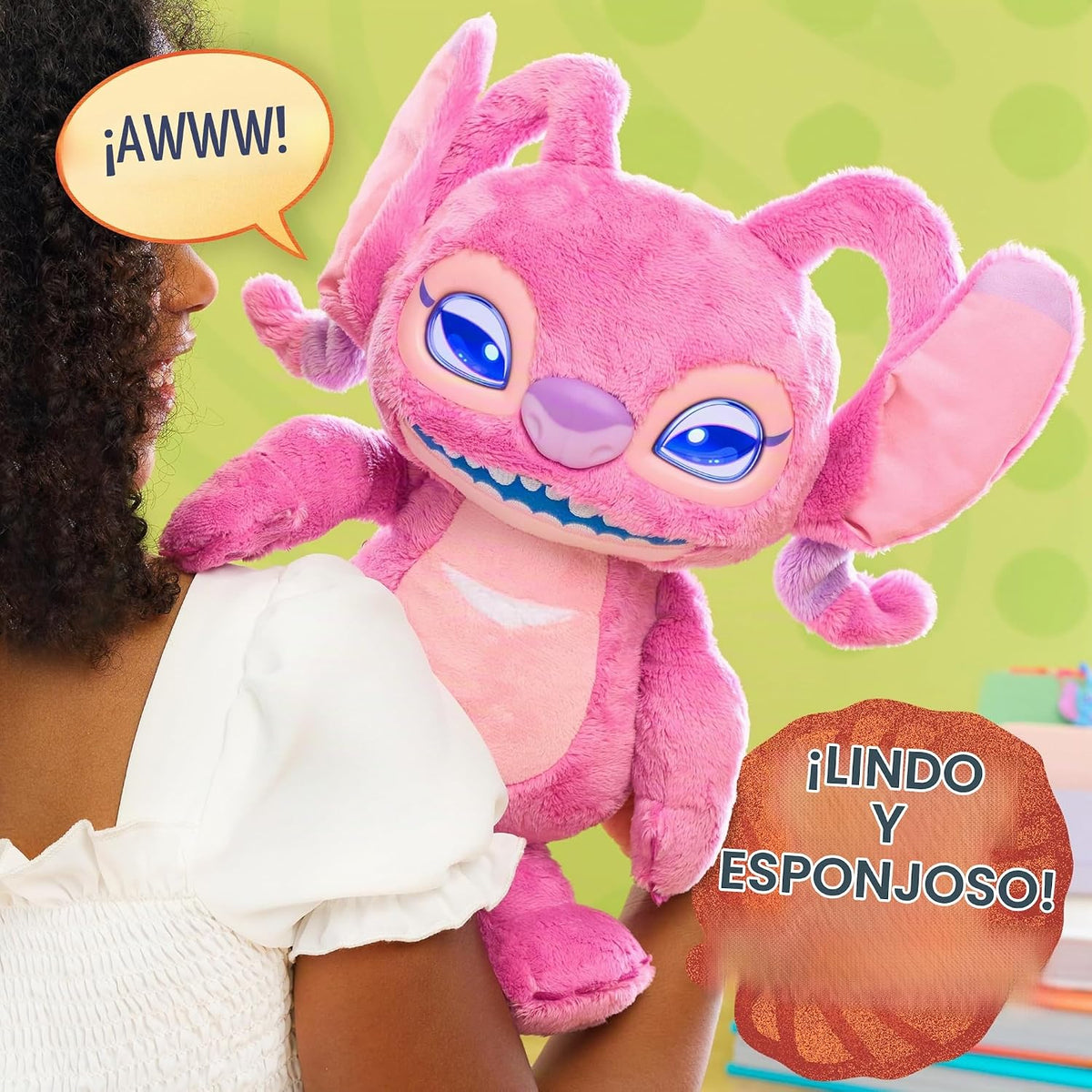 Peluche interactivo Disney Stitch Angel Many Moods, más de 50 sonid...