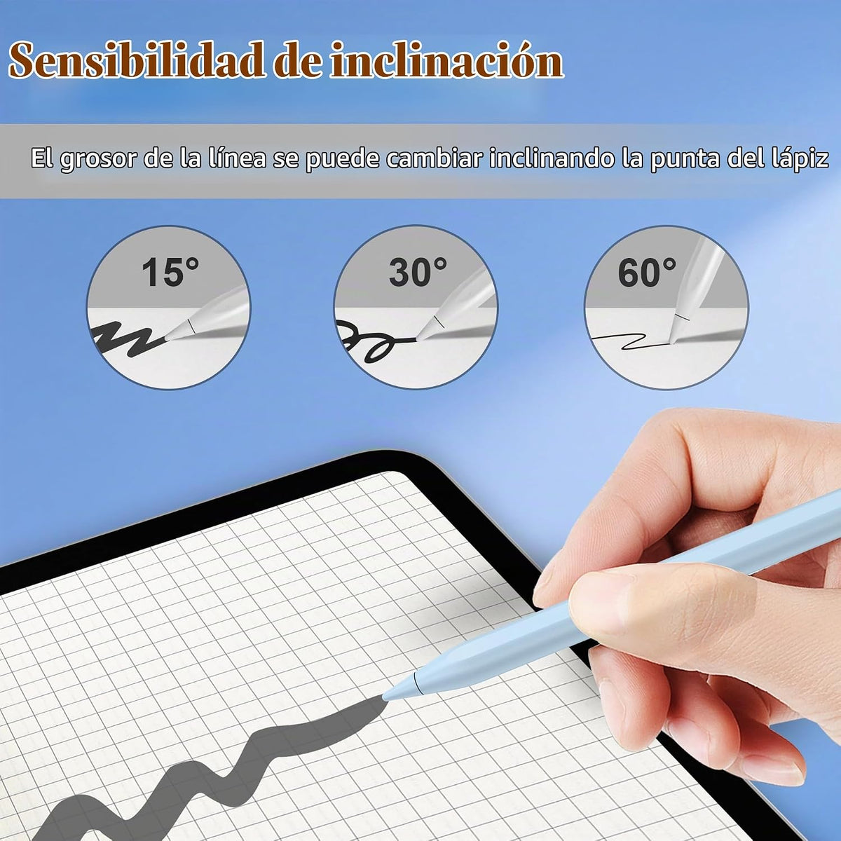 Lápiz óptico para iPad 2026-2018, lápiz de carga rápida de 15 minut...