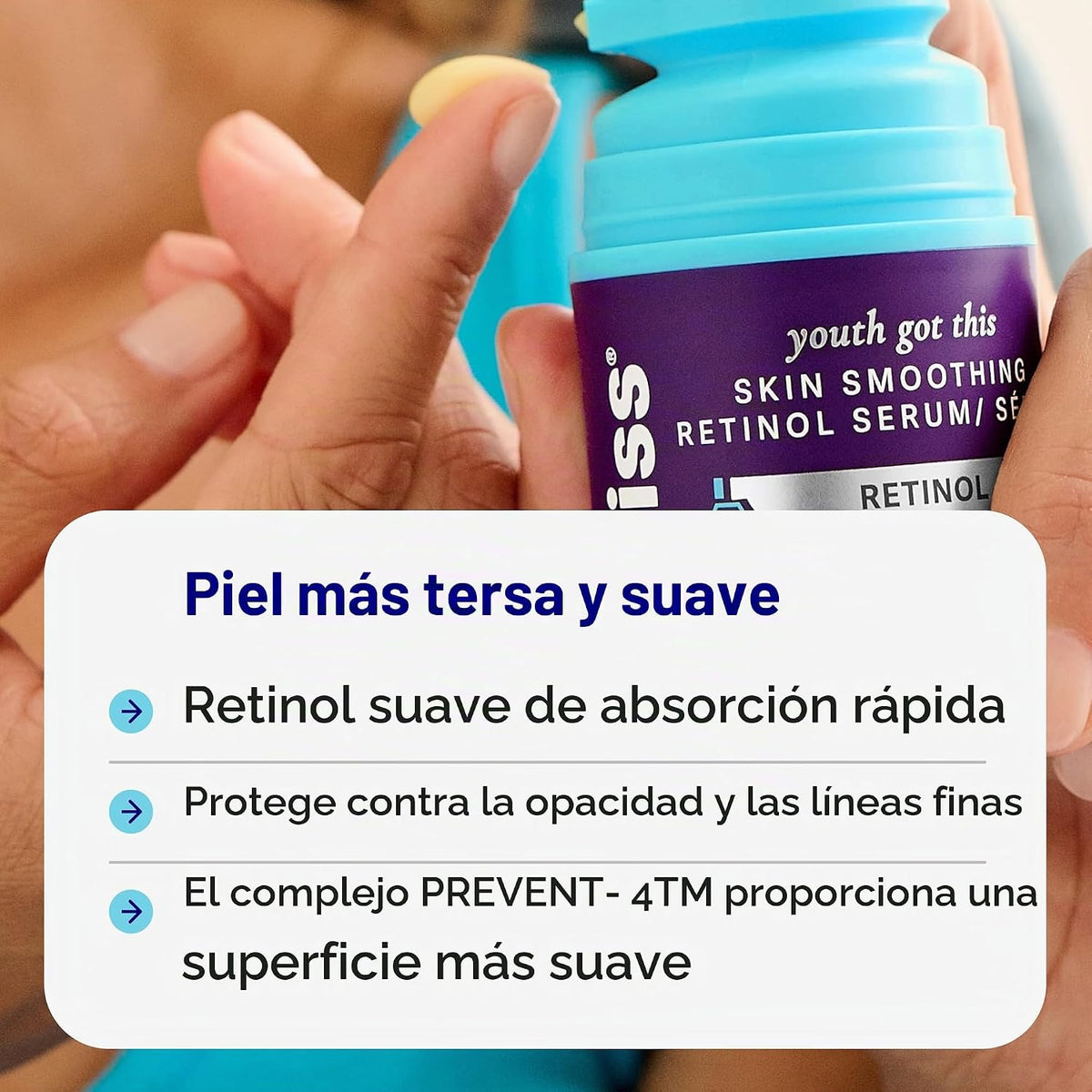 Bliss Youth Got This™ - Suero facial suavizante de retinol, 0.67 on...