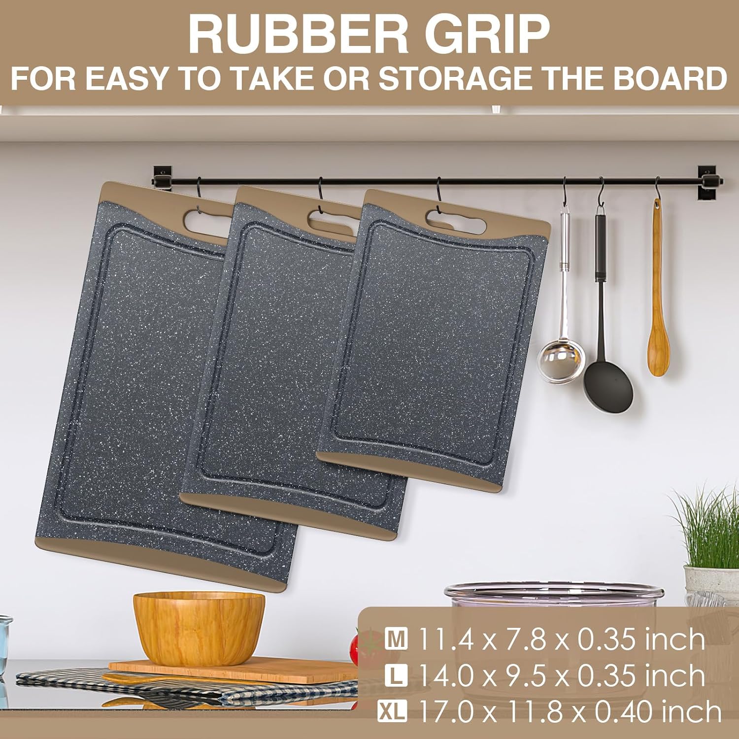 Tablas de Cortar Extra Grandes, Tablas de Cortar de Plástico para C...