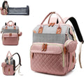 Lamroro Bolsa de pañales con cambiador, mochila impermeable 3 en 1...