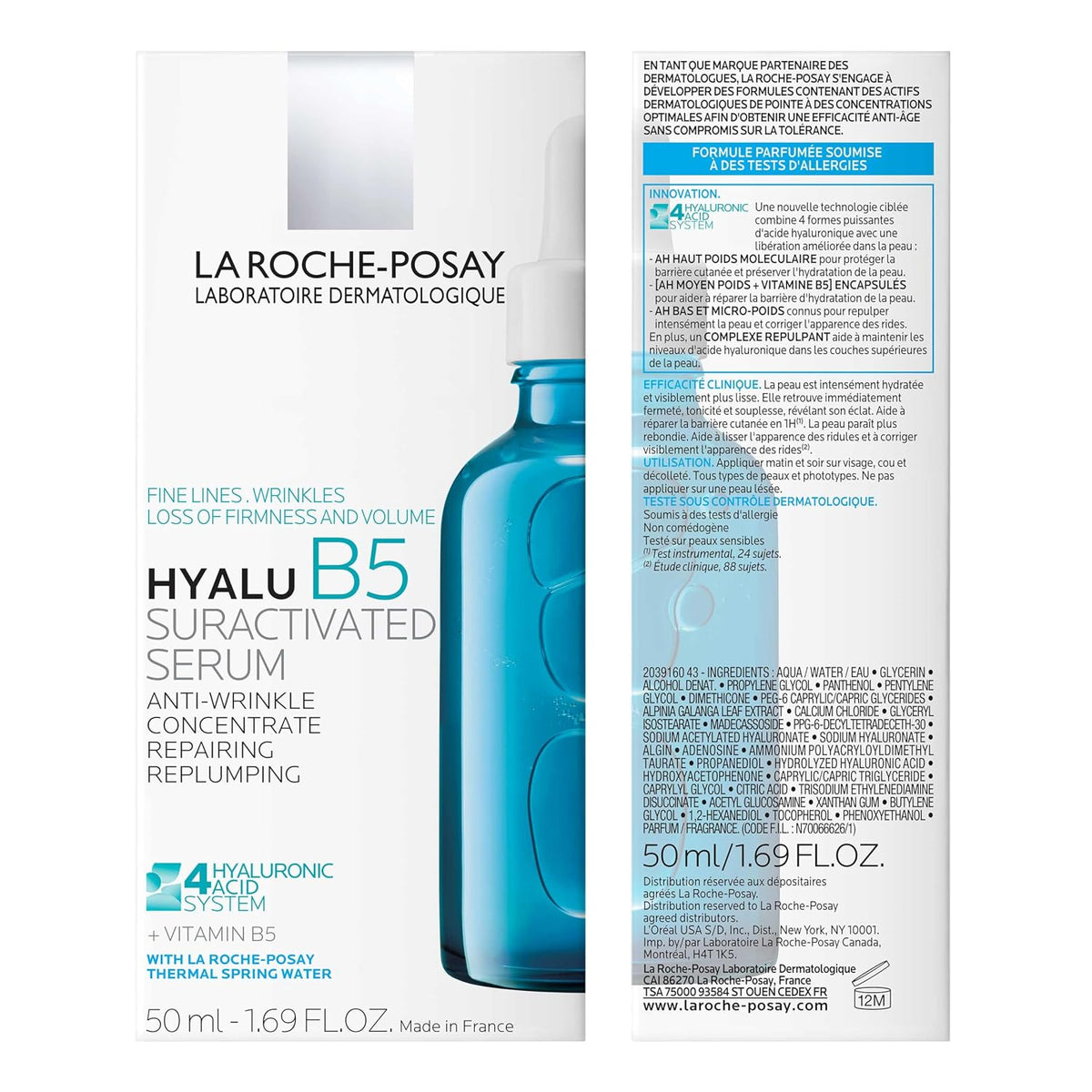 La Roche-Posay Hyalu B5 Suero antienvejecimiento de ácido hialuróni...