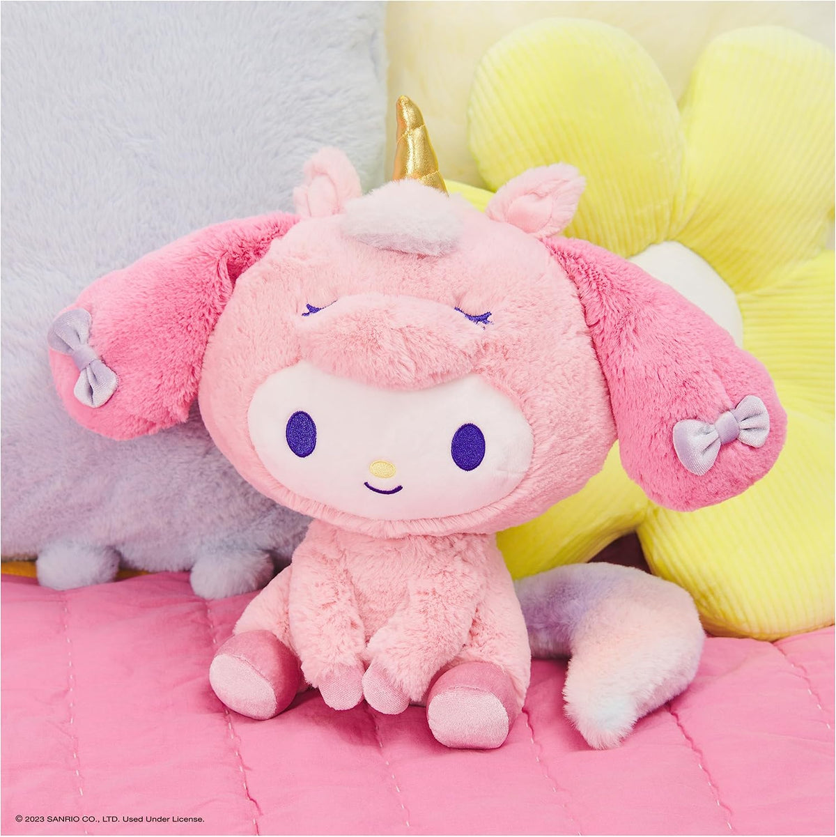 GUND Sanrio My Melody - Peluche de unicornio, animal de peluche pré...