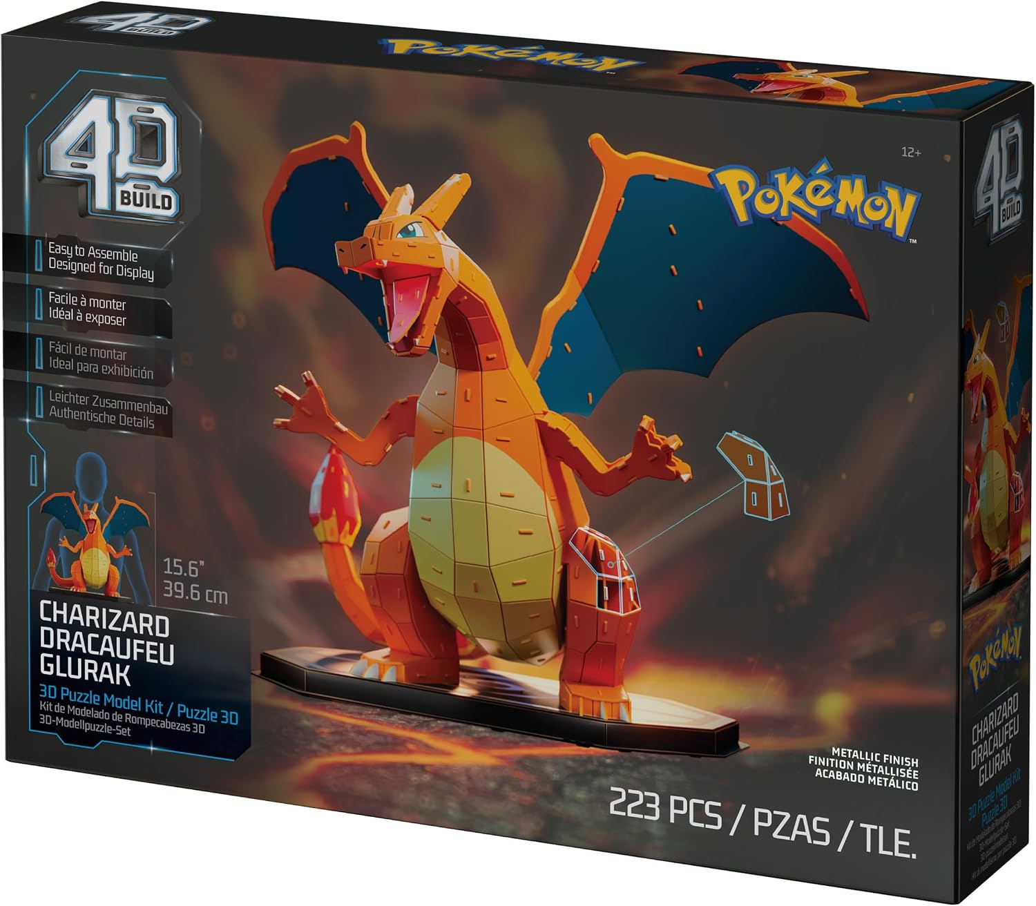 4D Build, Kit de modelo 3D de Pokémon Charizard, figura de Pokémon,...
