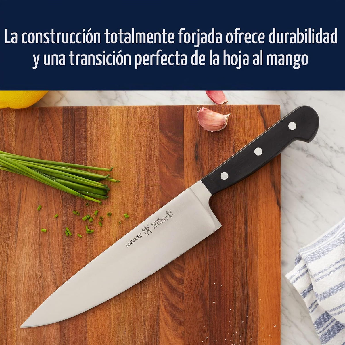 HENCKELS Classic Razor-Sharp - Juego de cuchillos de cocina de 3 pi...