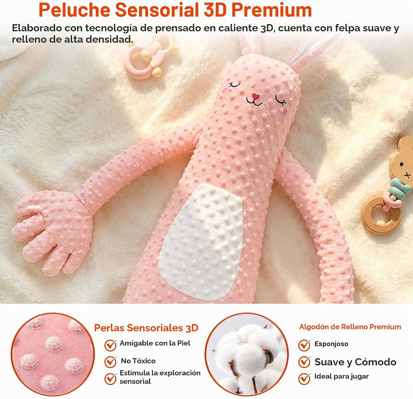 Juguete de peluche interactivo, lindo animal de peluche para niñas...