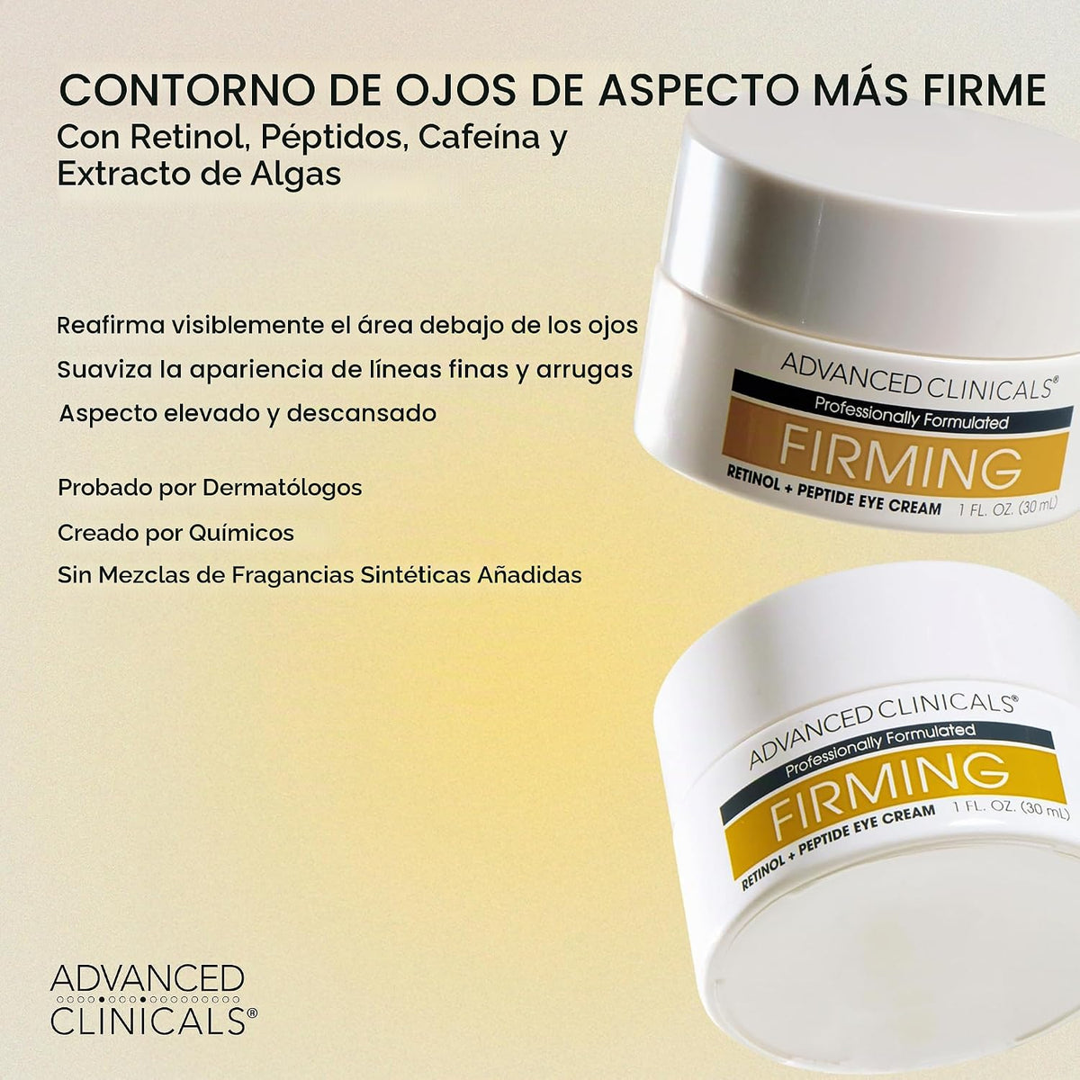 Advanced Clinicals Loción corporal reafirmante avanzada con retinol...