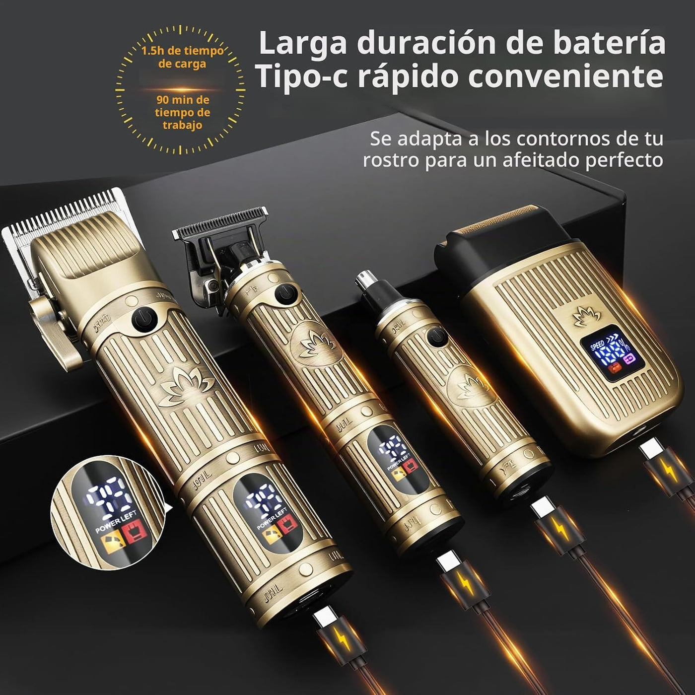Bomxin Cortadoras de Cabello para Hombres Profesionales, Cortadoras...