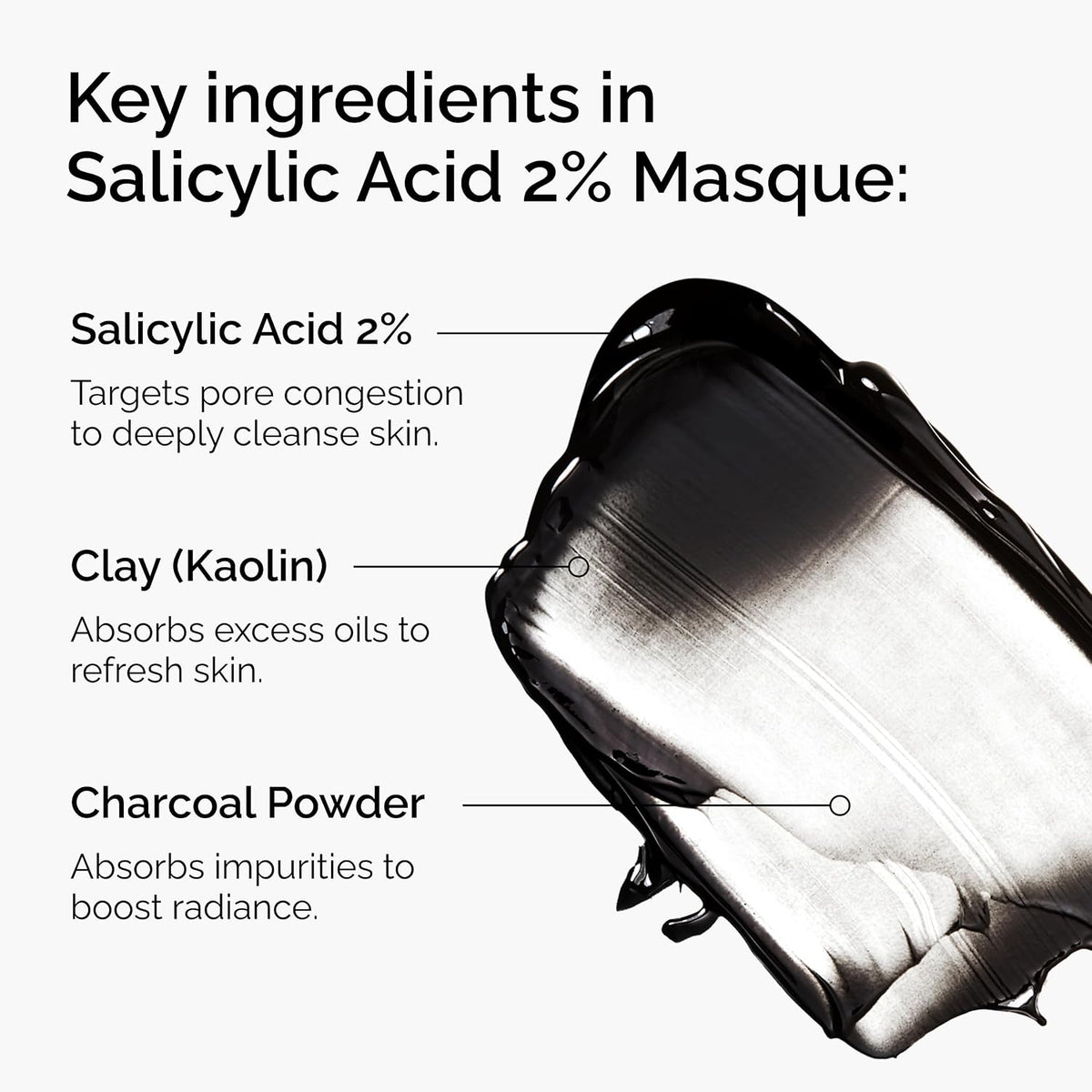 The Ordinary Mascarilla de ácido salicílico al 2%, mascarilla clari...