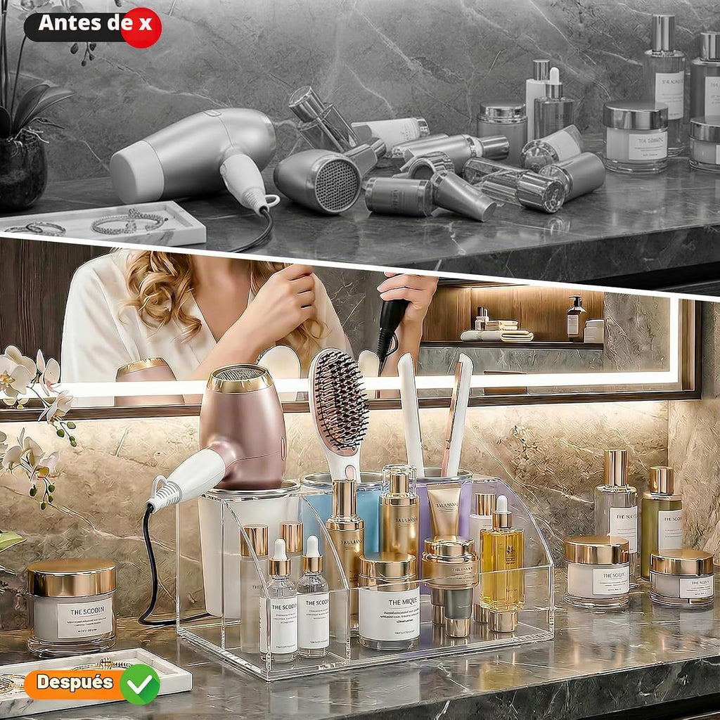 Organizador de herramientas para el cabello, organizador y almacena...