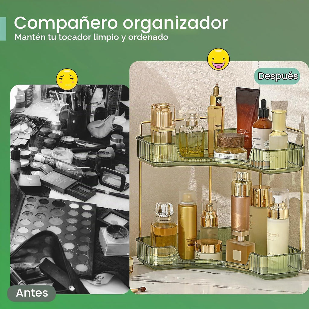 Aveniee Organizador de Esquina para Mostrador de Baño, Estante de E...