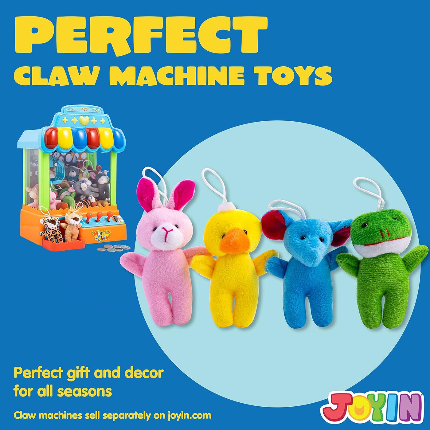 JOYIN 24 juguetes de peluche de animales pequeños (24 unidades de 3...
