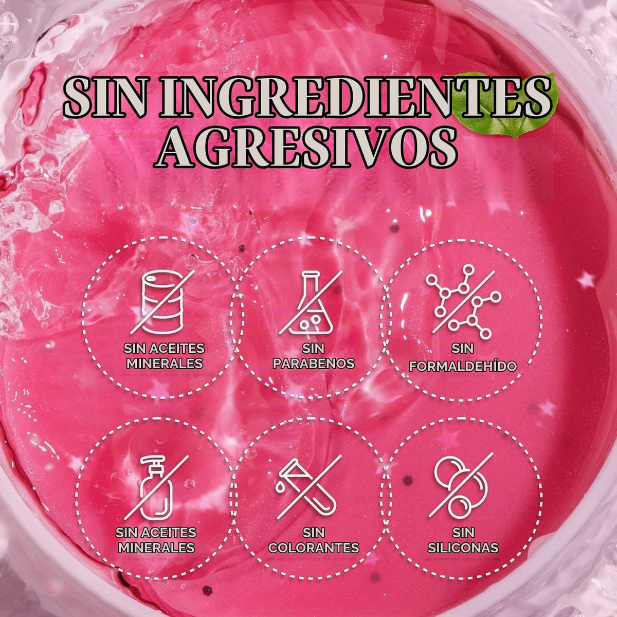 Kit de parches para debajo de los ojos: 120 piezas de cafeína rosa...