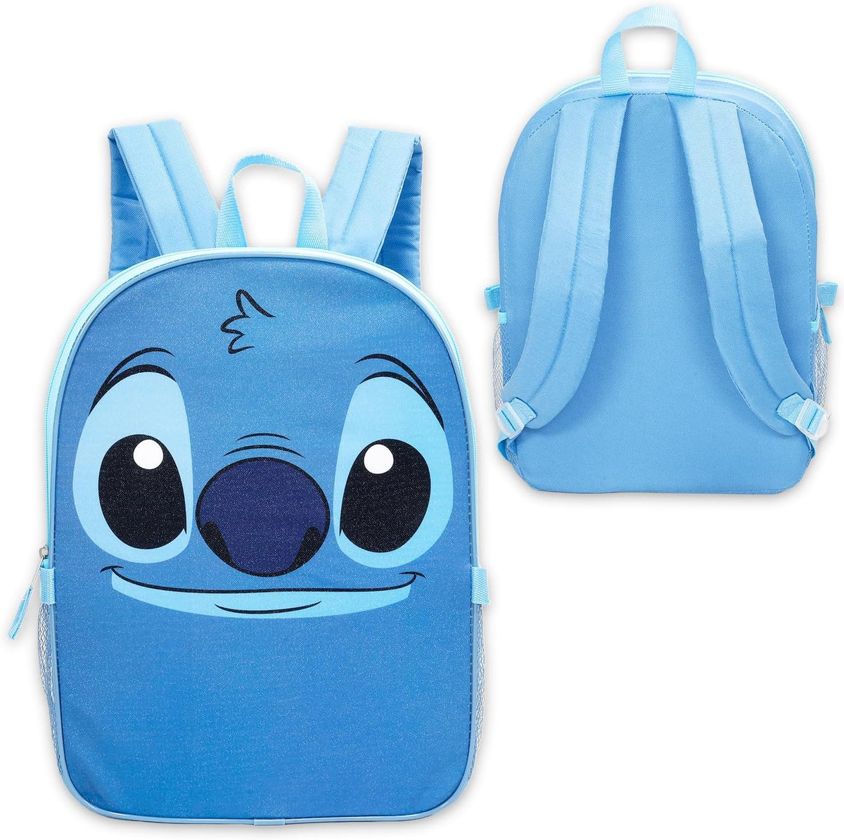 Disney Mochila Stitch con lonchera para niños, paquete de bolsa esc...