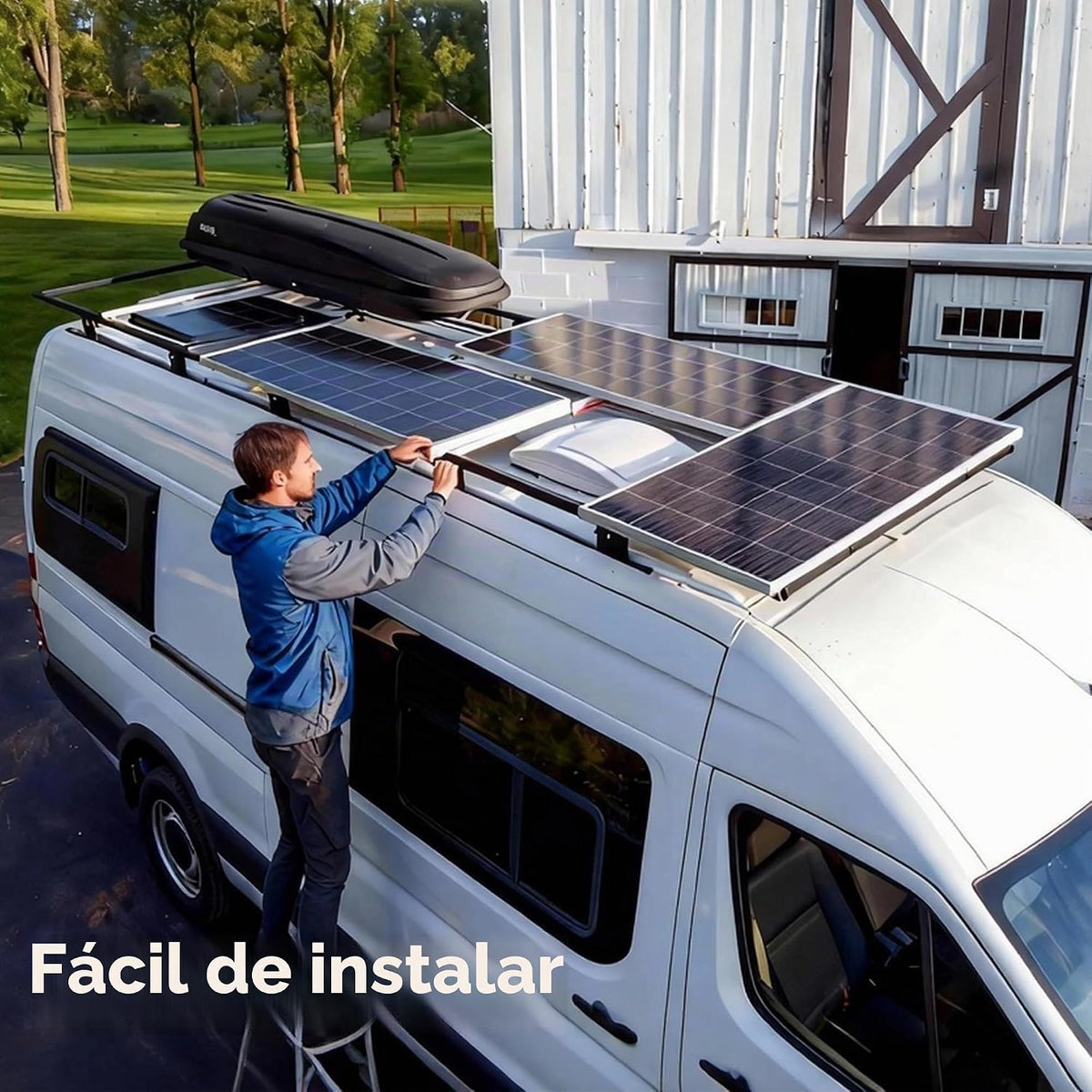 JJN Los paneles solares de 100 vatios, 10BB monocristalino 12V el 2...