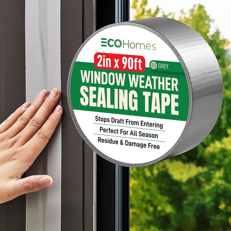 ECOHomes Cinta de sellado para ventanas (2 pulgadas de ancho x 90 p...