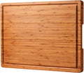 Tablas de cortar de bambú de 24 x 18 pulgadas, bandeja para servir...