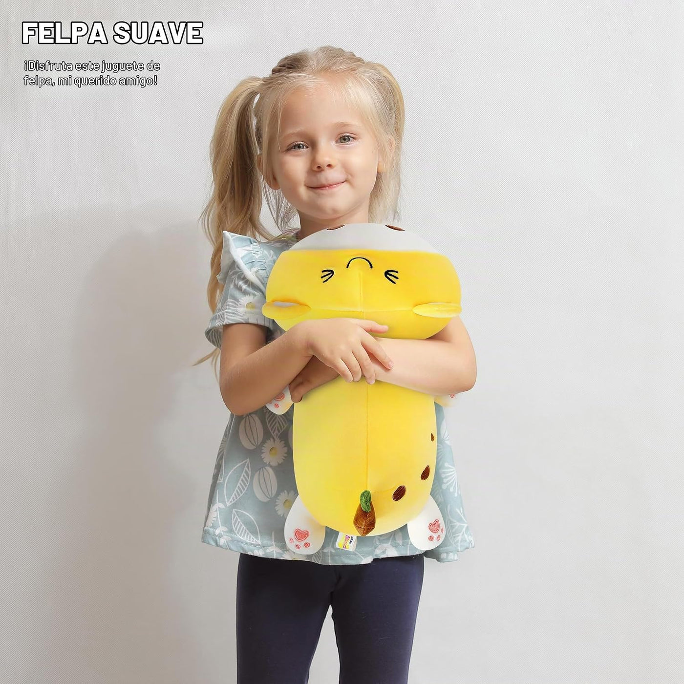 Onsoyours - Lindo gatito plátano gato de peluche juguete de peluche...