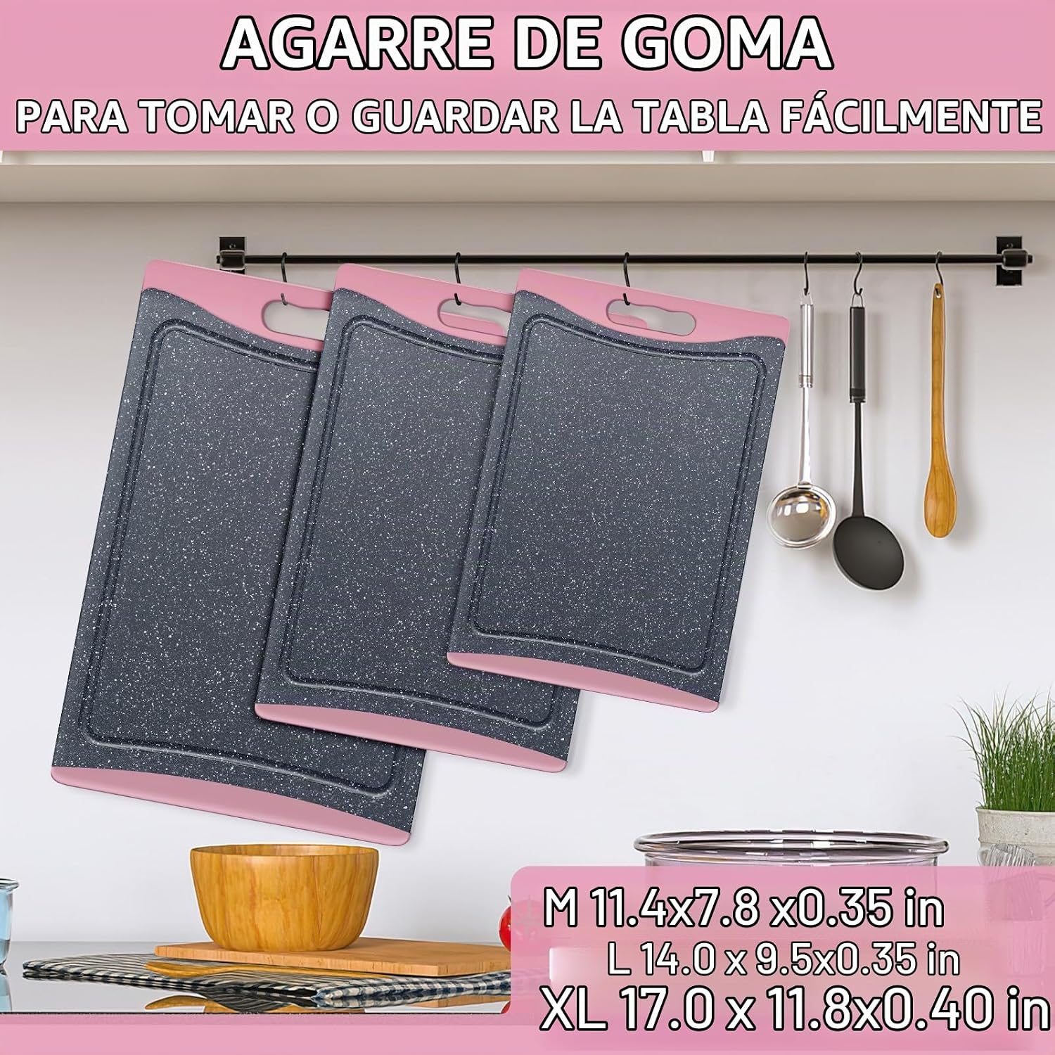Tablas de Cortar Extra Grandes, Tablas de Cortar de Plástico para C...
