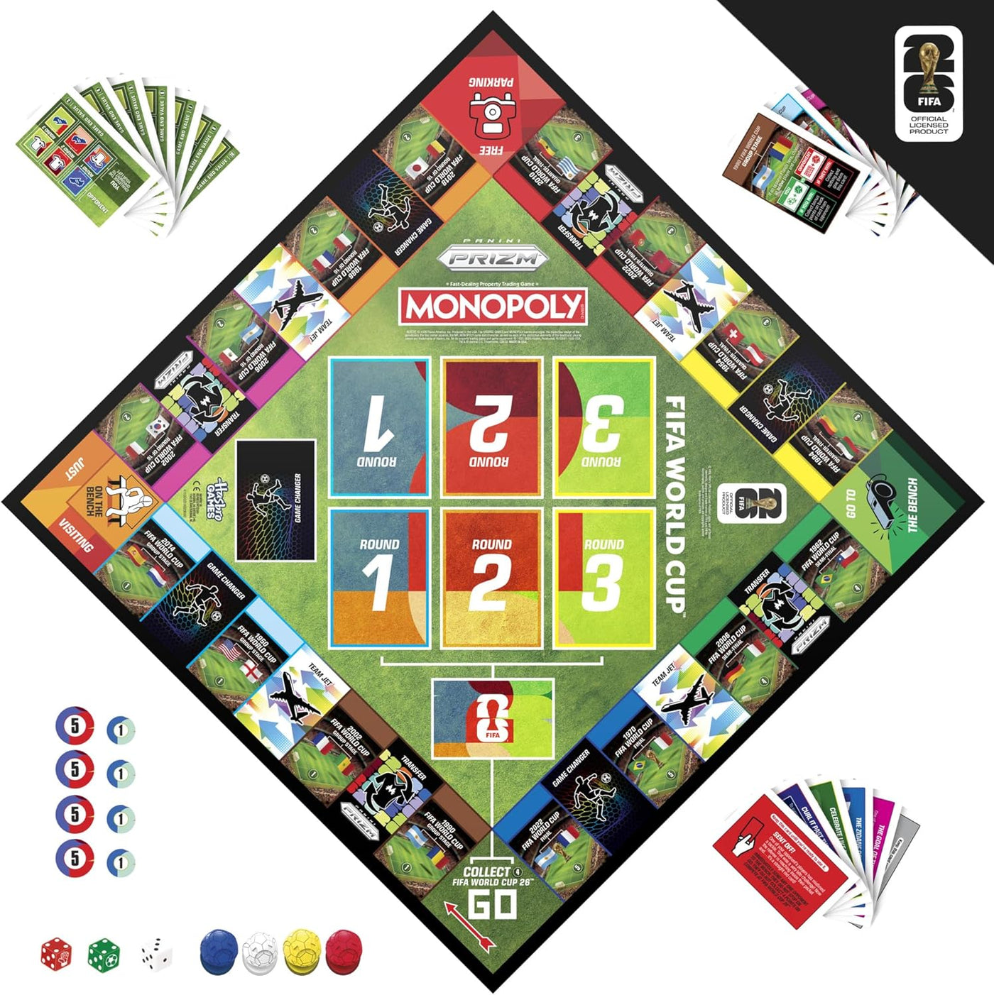 Monopoly Panini Prizm: Fútbol Mundial