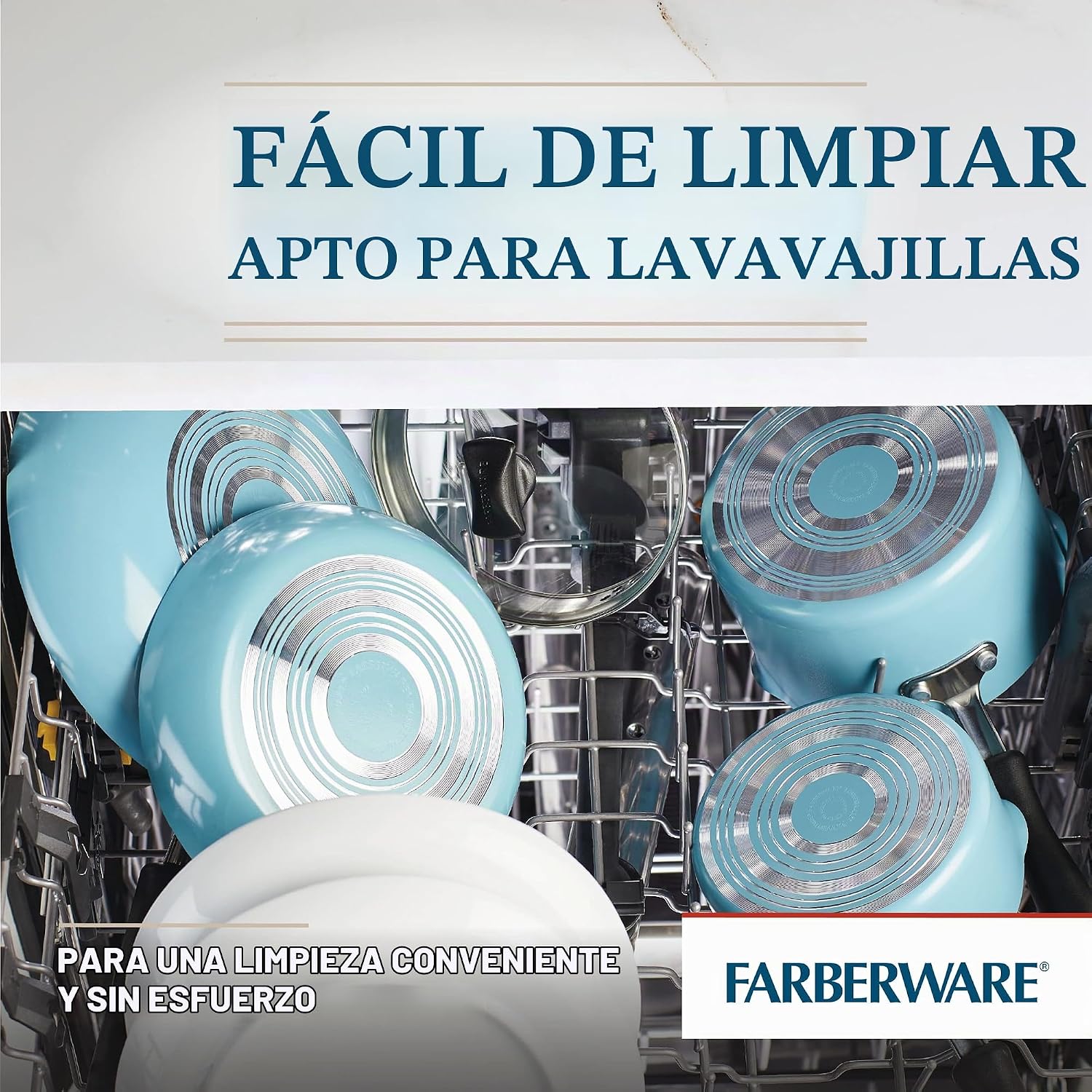 Farberware Cookstart DiamondMax - Juego de sartenes antiadherentes,...