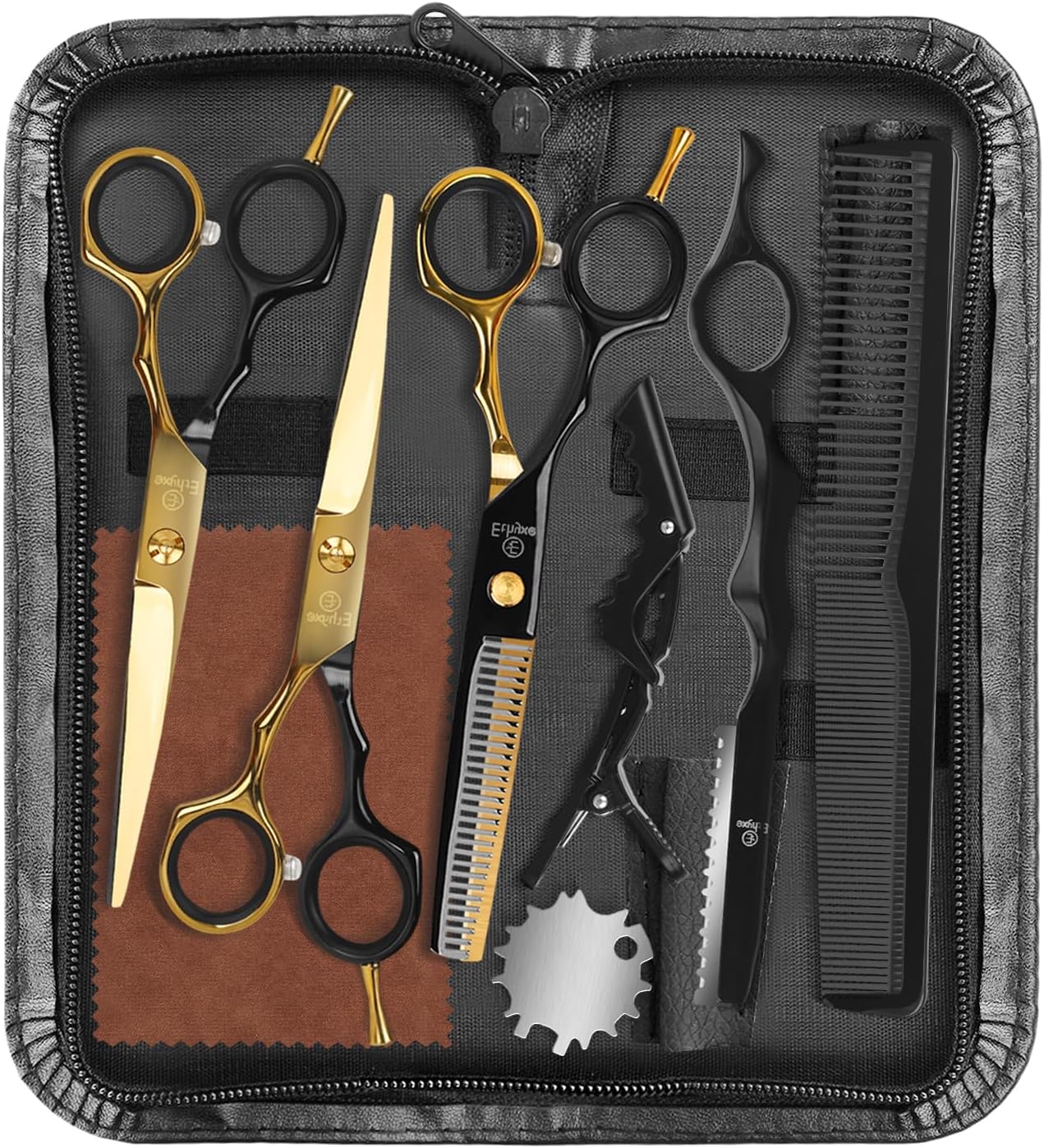 ETHTXE - Tijeras profesionales de corte de cabello, tijeras de barb...