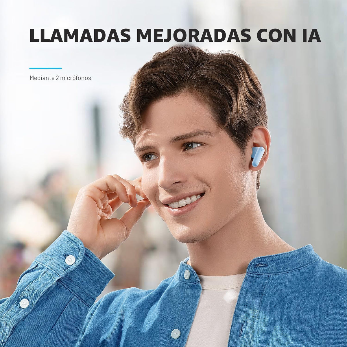 Soundcore by Anker P20i True Auriculares inalámbricos, con graves g...