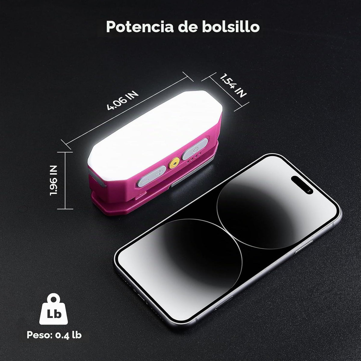 BougeRV Camping Light AL01, tienda de campaña recargable para área...