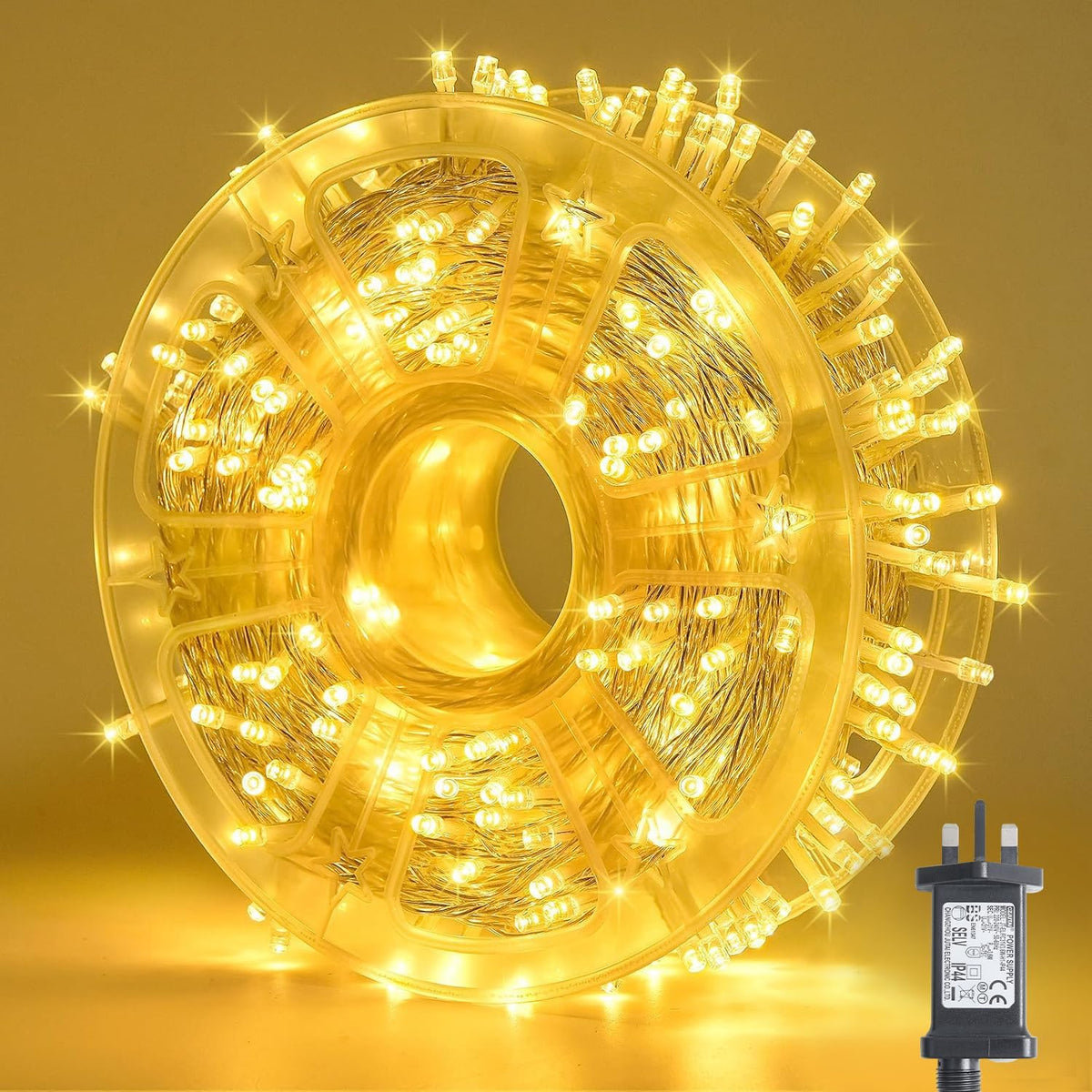 JMEXSUSS 400 luces LED de Navidad para exteriores, luces de cadena...