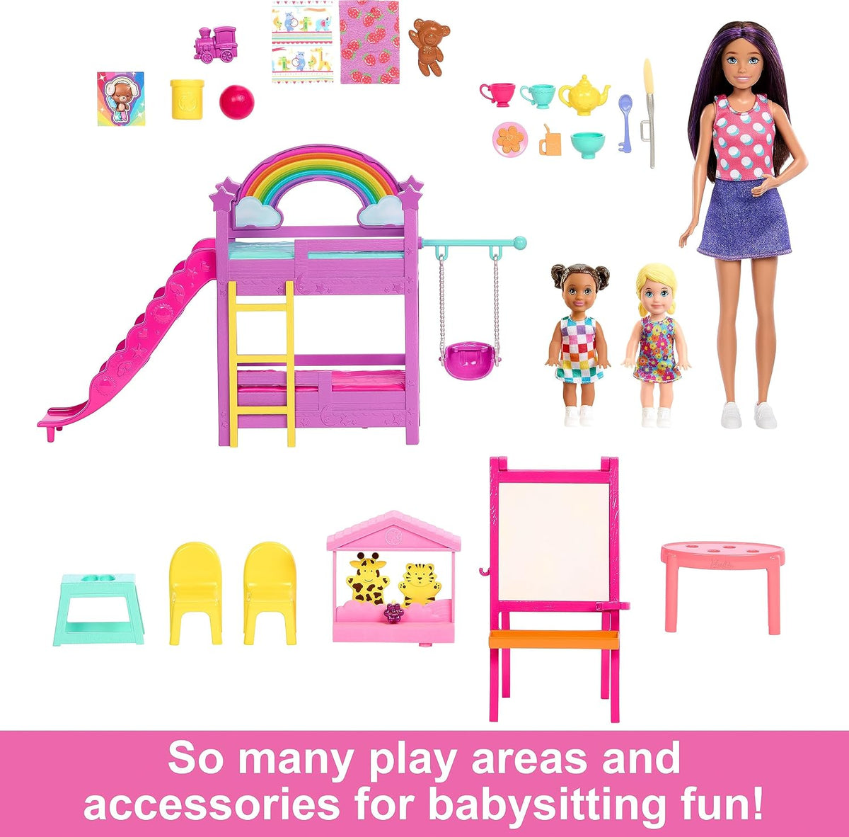 Barbie Skipper Babysitters Inc Juego de guardería definitivo | con...