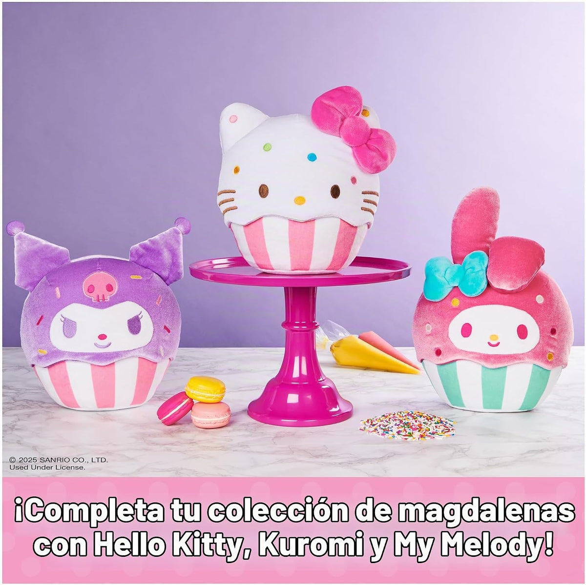 GUND Sanrio Hello Kitty Cupcake - Juguete de peluche de postre de 8...