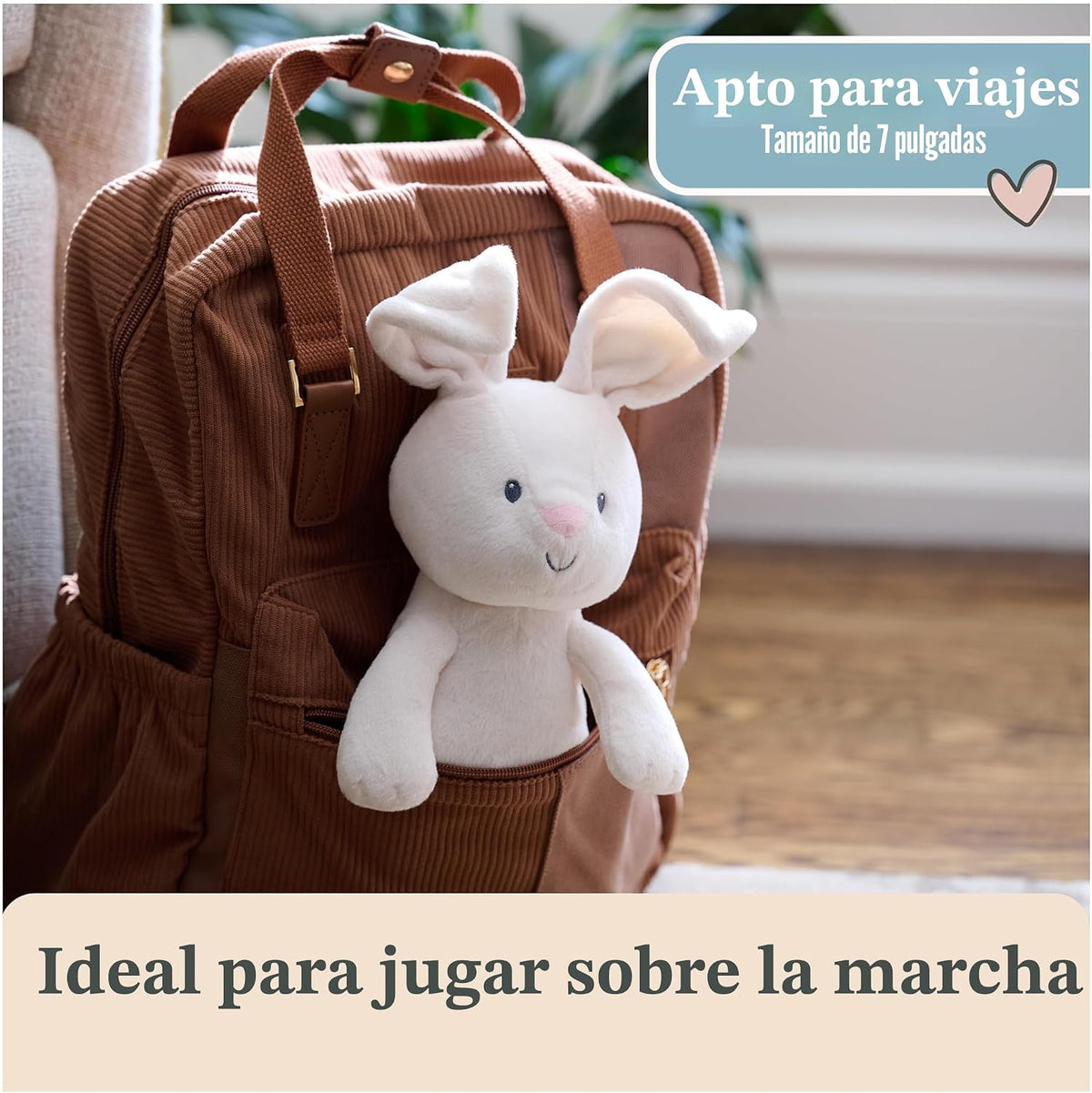GUND Baby Peek-a-Boo Flora - Juguete de peluche activado por apreta...
