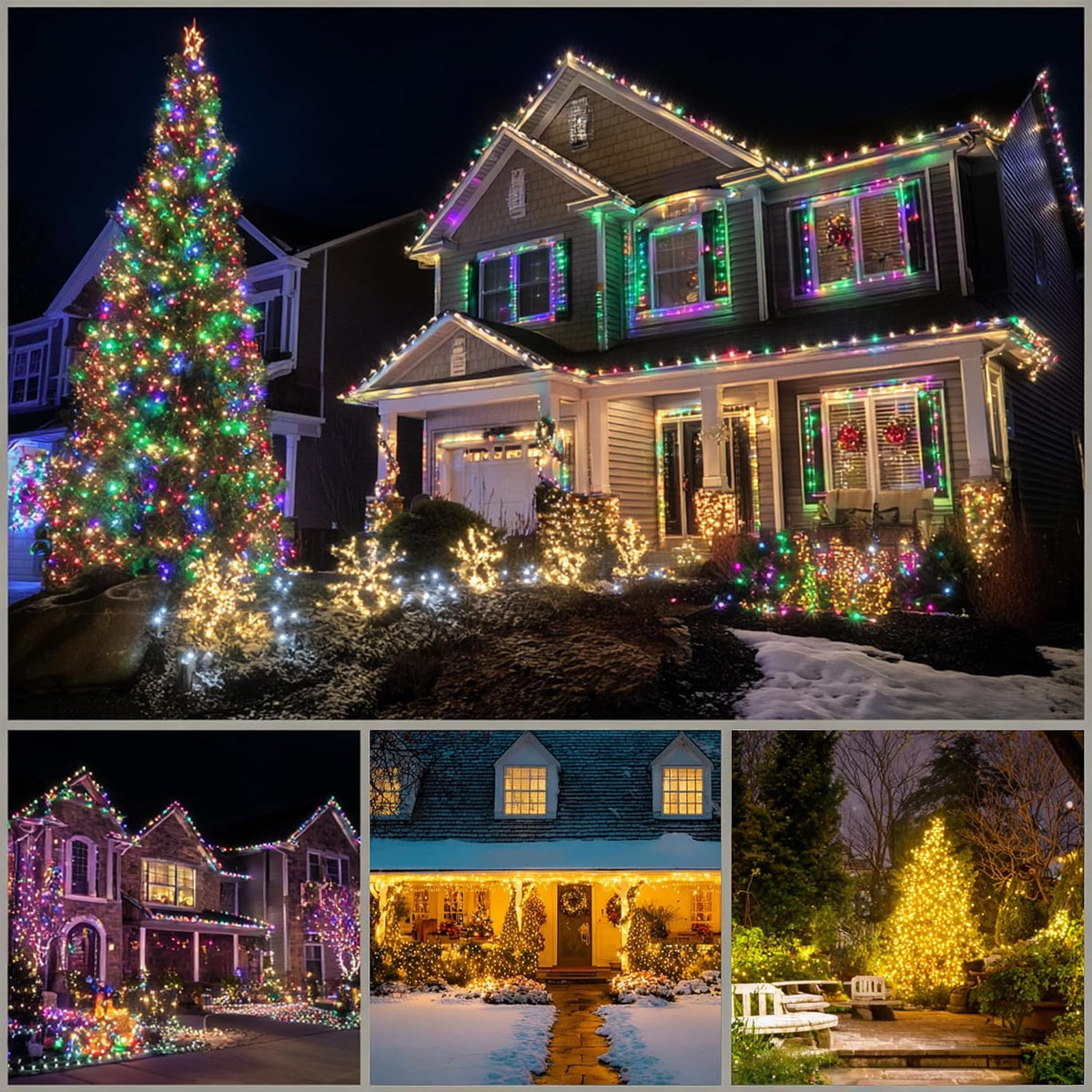 TW SHINE Luces navideñas que cambian de color, 328 pies, 1000 LED,...
