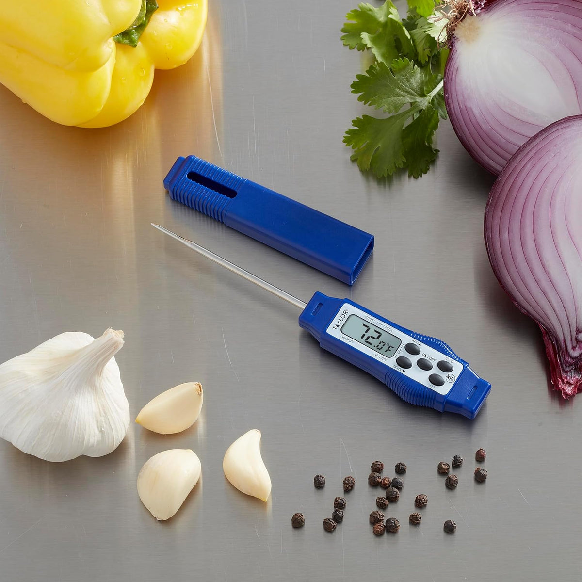 Termómetro digital para carne de cocina estilo bolígrafo de lectura...