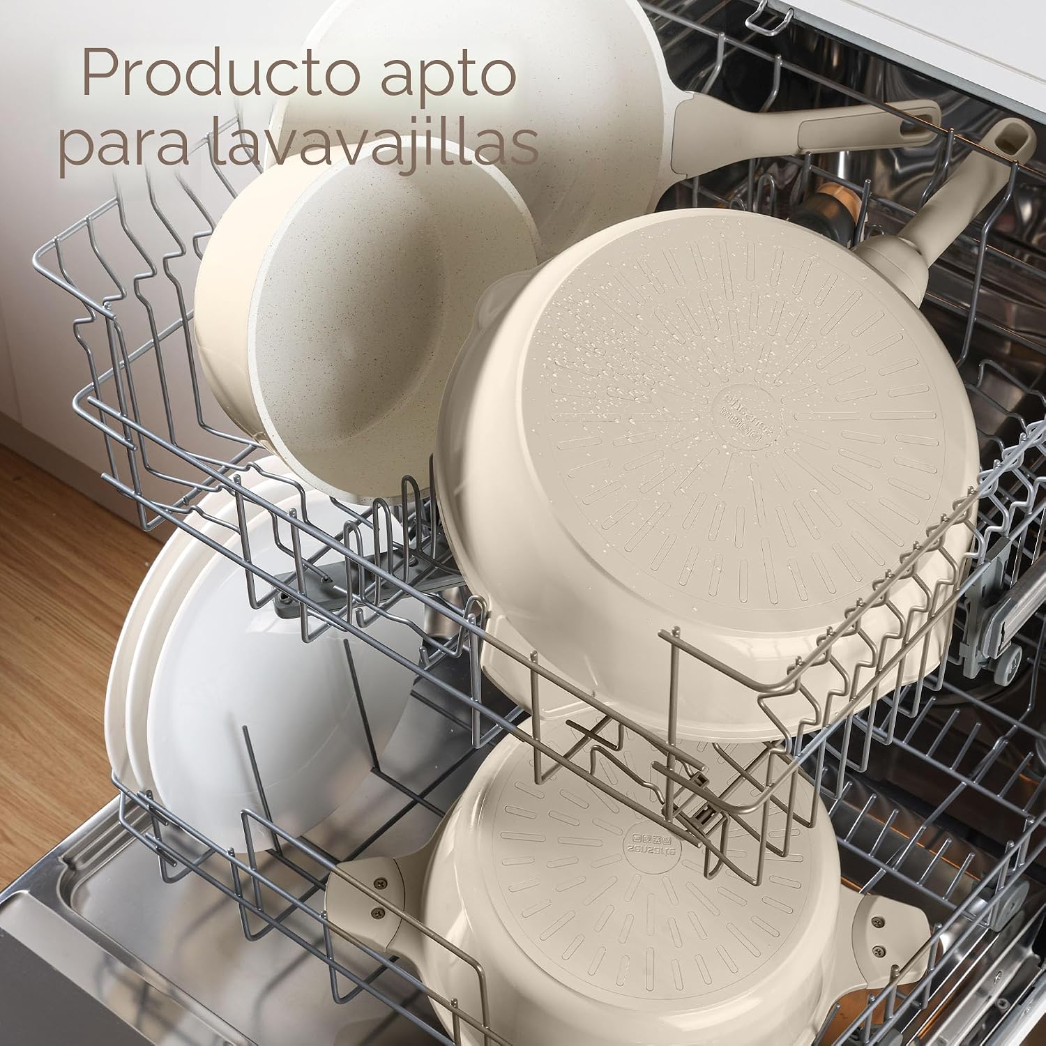 SENSARTE Juego de utensilios de cocina de cerámica antiadherente, j...