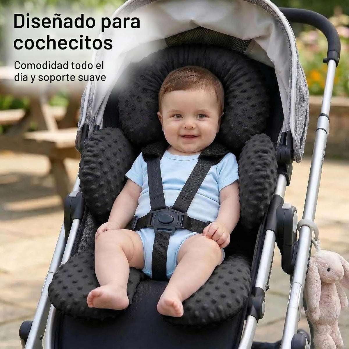 Pro Goleem Inserto para asiento de automóvil infantil, soporte para...