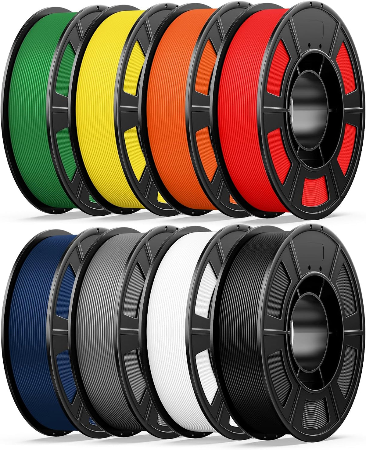 UJOY3D Paquete de 8 hilos Hyper PLA+ para impresora 3D, filamento m...