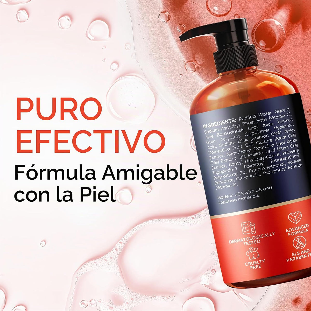 Ember Cloud Salmon DNA PDRN Suero, Ácido Hialurónico, Péptidos, Exo...