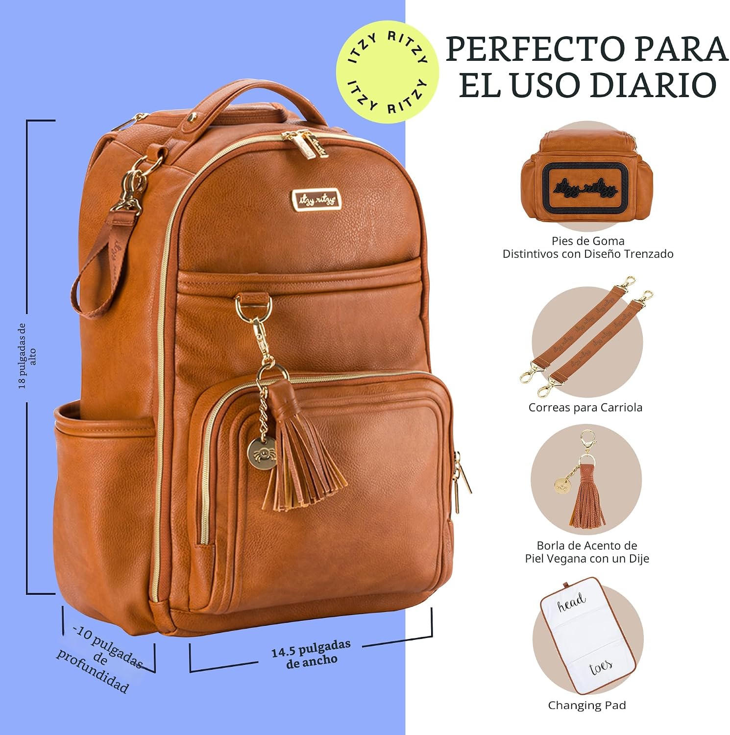 Itzy Ritzy Mochila para Pañales \u2013 Mochila para Pañales de Bebé...