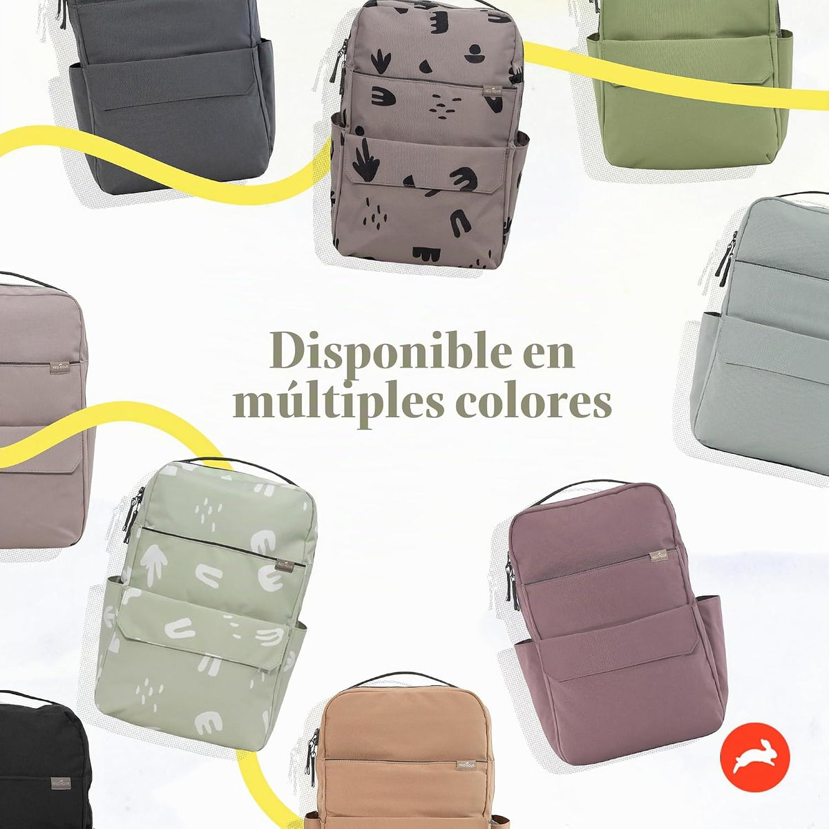 RED ROVR Roo - Mochila para pañales \u2013 1.1 libras, ligera, resi...